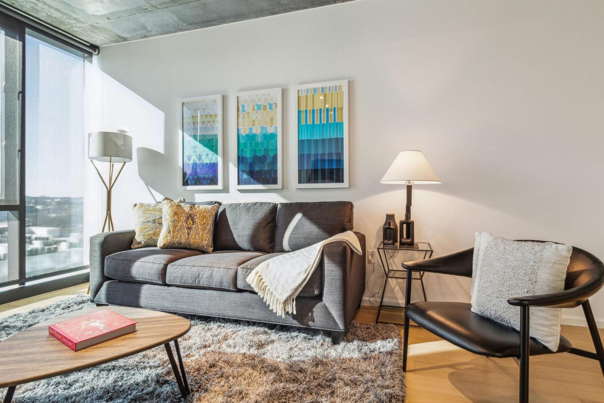 Contemporary City Living Apartments In Nashville Esterno foto